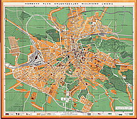 Карта Львова 1931 г. (W. Horbay) - 1.8M