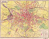 Карта Львова 1922 г.