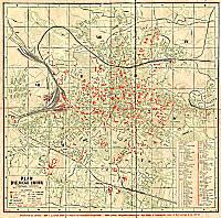 Львов. Карта-схема 1937 г. (1.2M, список улиц)